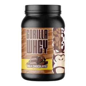 gorilla gainns performance whey isolate, chocolate fury