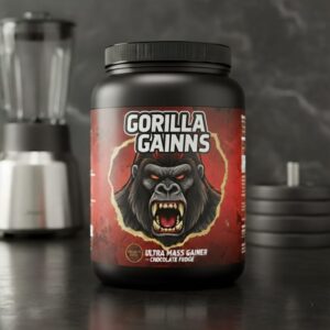 gorilla gainns ultra mass gainer, chocolate fudge
